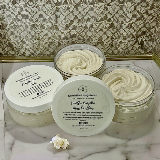 Emulsified Body Butter/Thick Lotion/Heavy Moistutizing